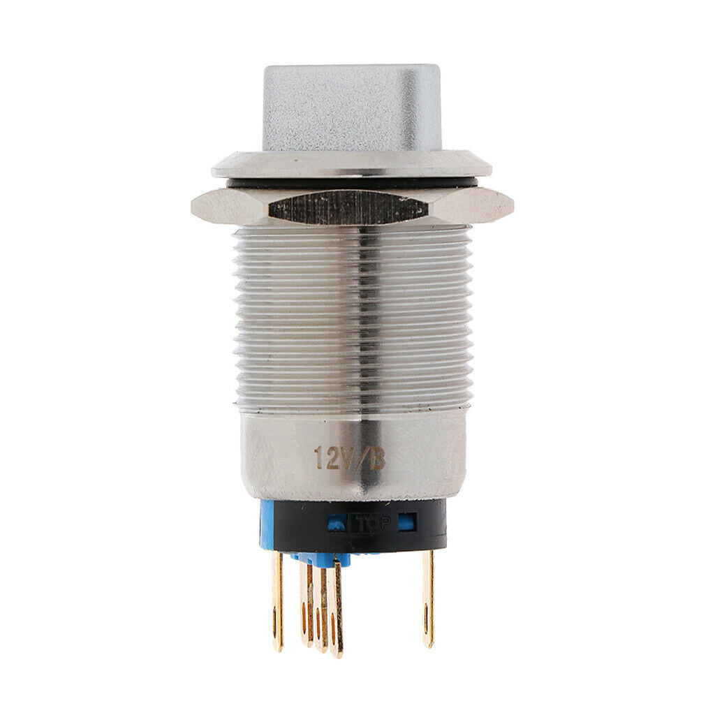 19mm Waterproof 2 Position 1NO 1NC Latching Selector Switch