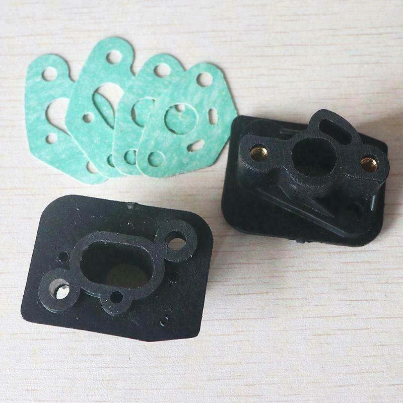 2pcs 36F / 33 Brush cutter intake manifold carburetor connector adaptor