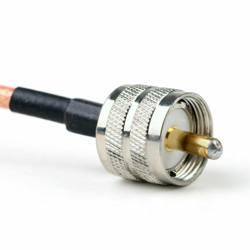 20cm RG142 Cable PL259 UHF Male To UHF Male For Car Radio Antenna Pigtail 8in A2