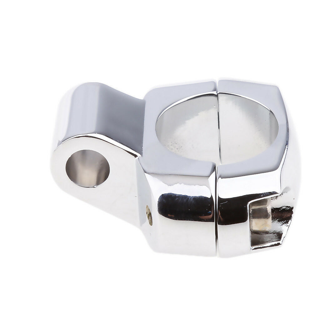Motorcycle ATV Bike Handlebar Drink Cup Holder Water Bottle Stand Chrome