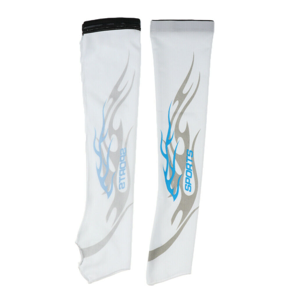 Outdoor Sport Sunscreen Glove Anti UV Sun Protection Cooling Arm Sleeves L