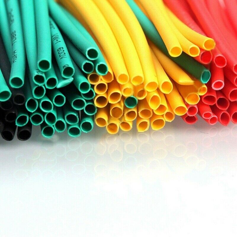 530Pcs Cable Heat Shrink Tubing Sleeve Wire Wrap Tube 2:1 Assortment Kit Se U6J3