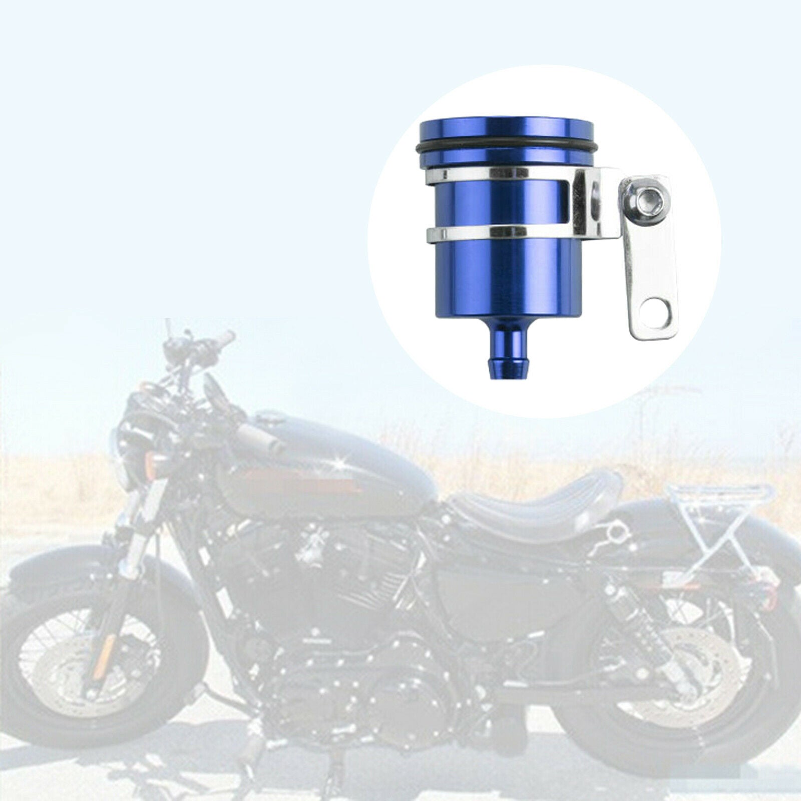 Motorcycle Brake Reservoir Vehicle Replacement Parts for Kawasaki Blue