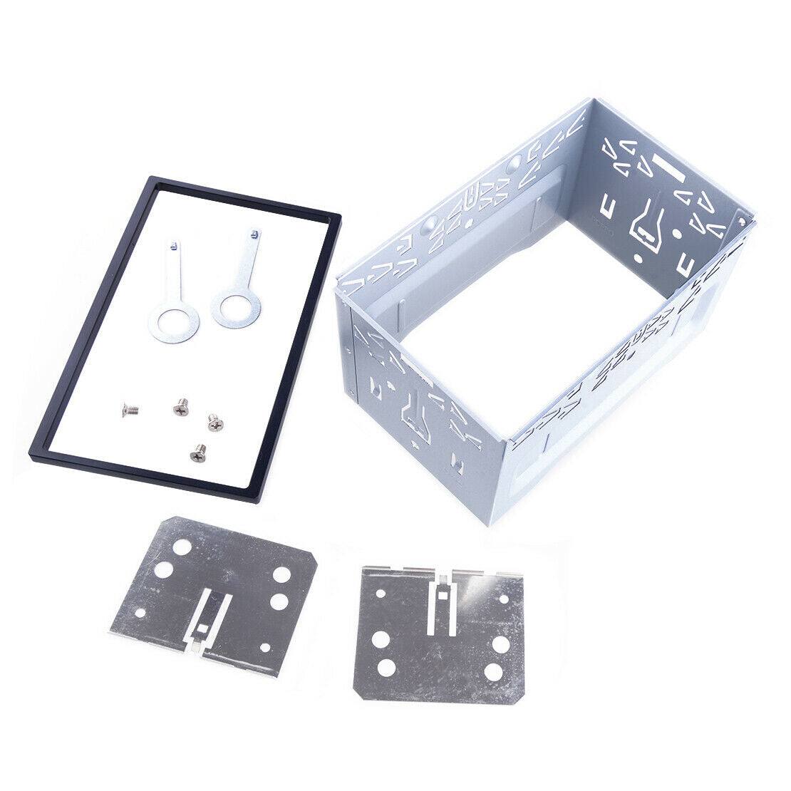 2Din Double Din Stereo Radio Install Dash Kit Trim Fascia Mounting Frame Kit Set