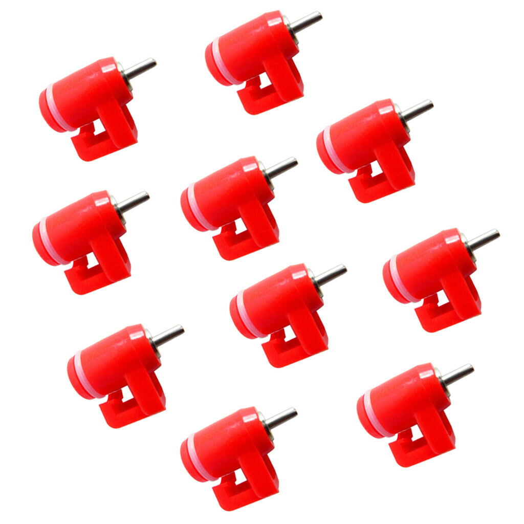 Set of 10 Poultry Chicken Nipple Ball Drinkers
