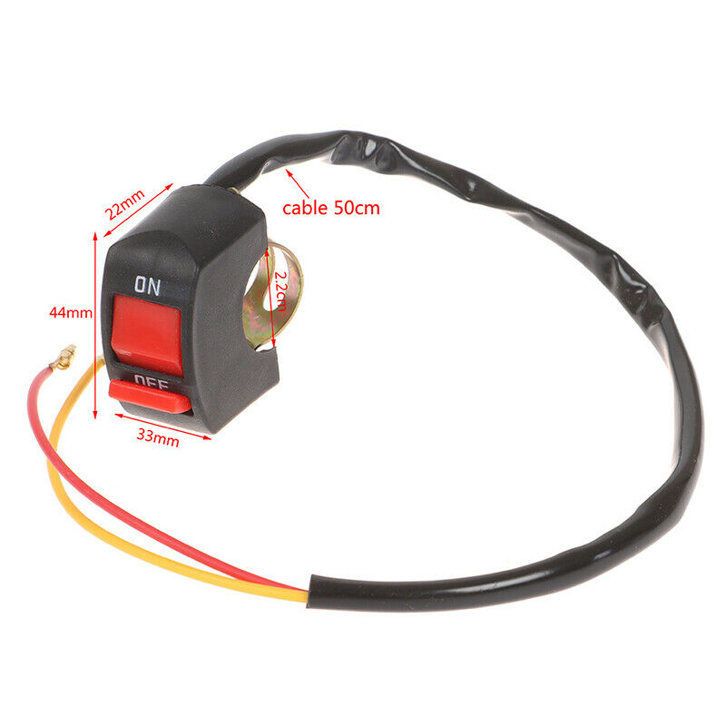 1 Piece Motorcycle Switches Bullet Connector Handlebar Switches ON/OFF Bu.l8
