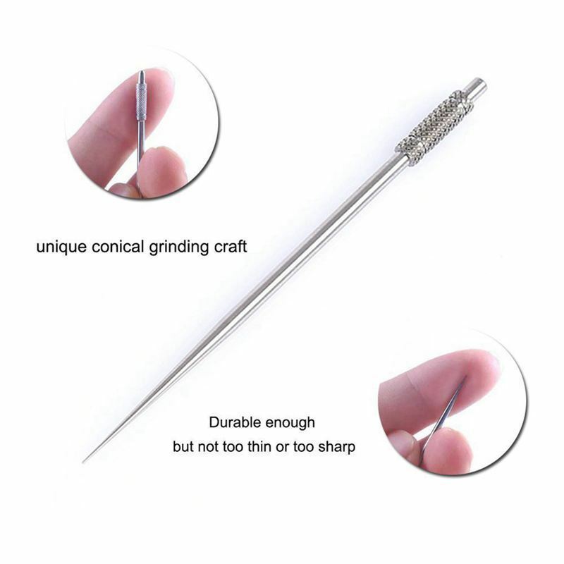 Outdoor Portable Titanium Alloy Toothpicks Storage + Reusable [Non-toxic] T F4O3