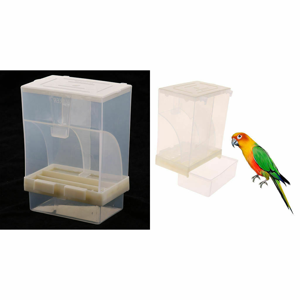 2 pcs No-Mess Bird Feeder Integrated Automatic Feeder for All Size Birds