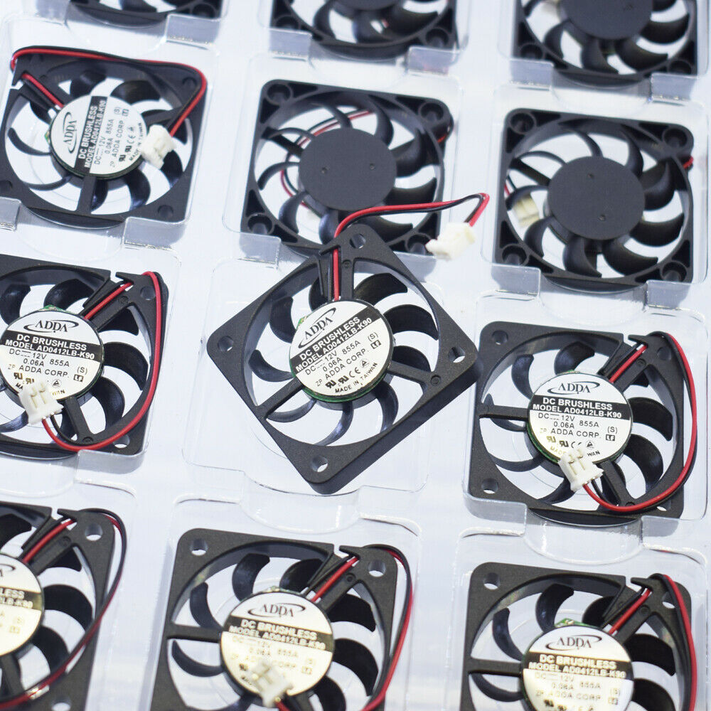1pc New ADDA DC ball bearing fan AD0412LB-K90 40x40x7mm 4007 DC 12V 0.06A 2pin