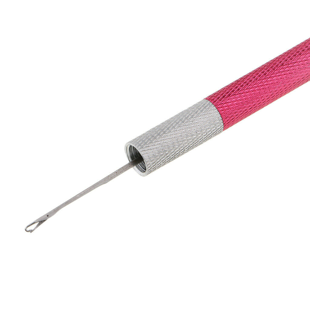1 set Fishing Rig Bait Needle Boilie Needle Drill Stringer Needle Rose Red