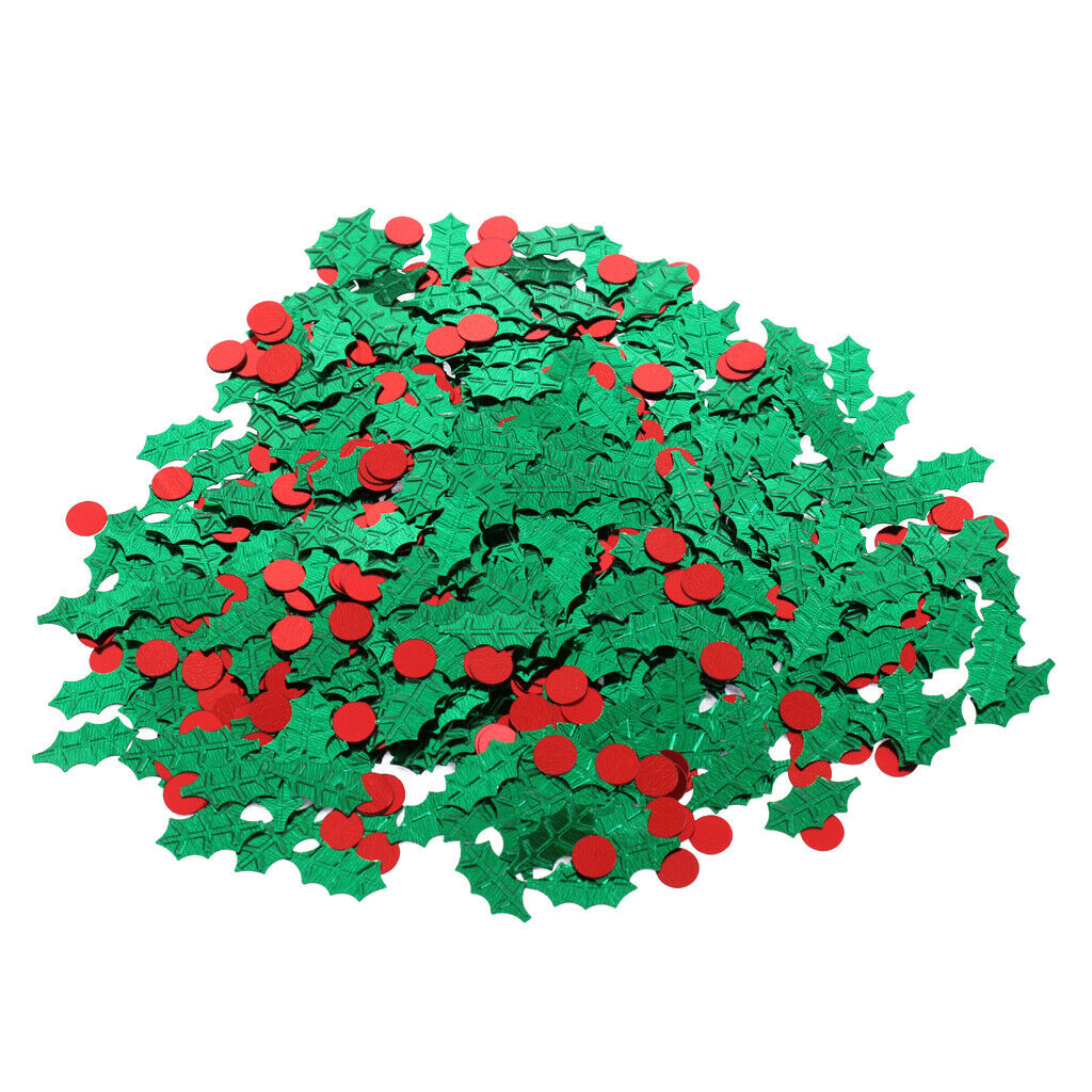 Christmas Festival Holly Berry Confetti Sprinkles Home Party Table Decor 15g