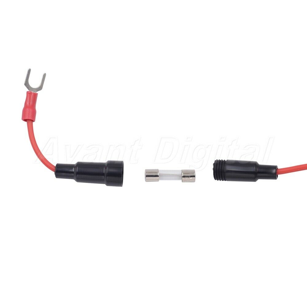 12V/24V Dual USB Charger Motorcycle Cigarette Lighter LED Voltmeter Waterproof