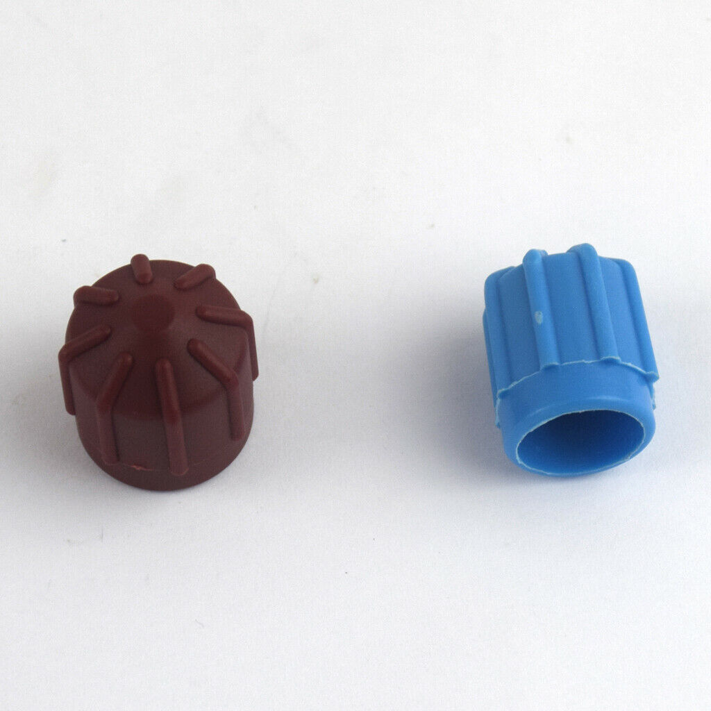 2Pcs New R134a Car Auto AC A/C Valve Port Cap High Low Voltage Cover 20mm