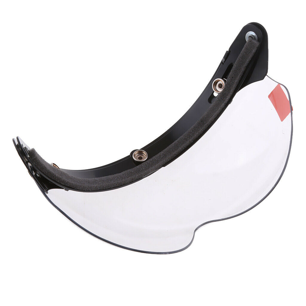 3/4 Face Motorcycle Helmet Dual Visor Modular Flip Up Sun Shield Clear+Grey