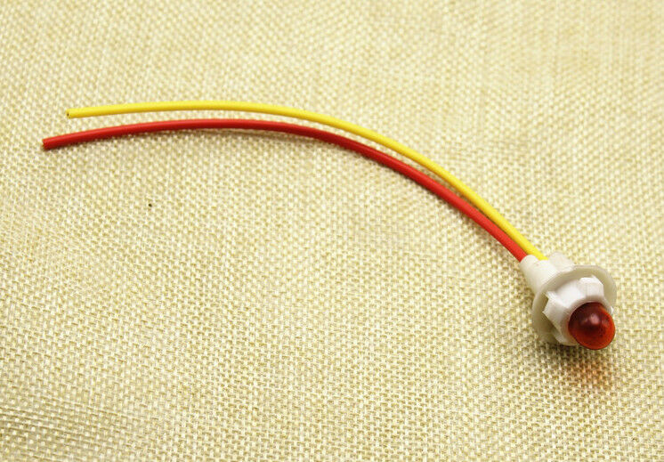 10pcs 55V Small Bulbs With one Line For Motorcycle Dash Panel Cluster Light