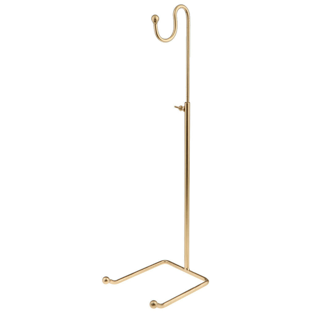 Stainless Stable Adjustable Handbag Scarf Display Stand Rack Bag Purse Shelf