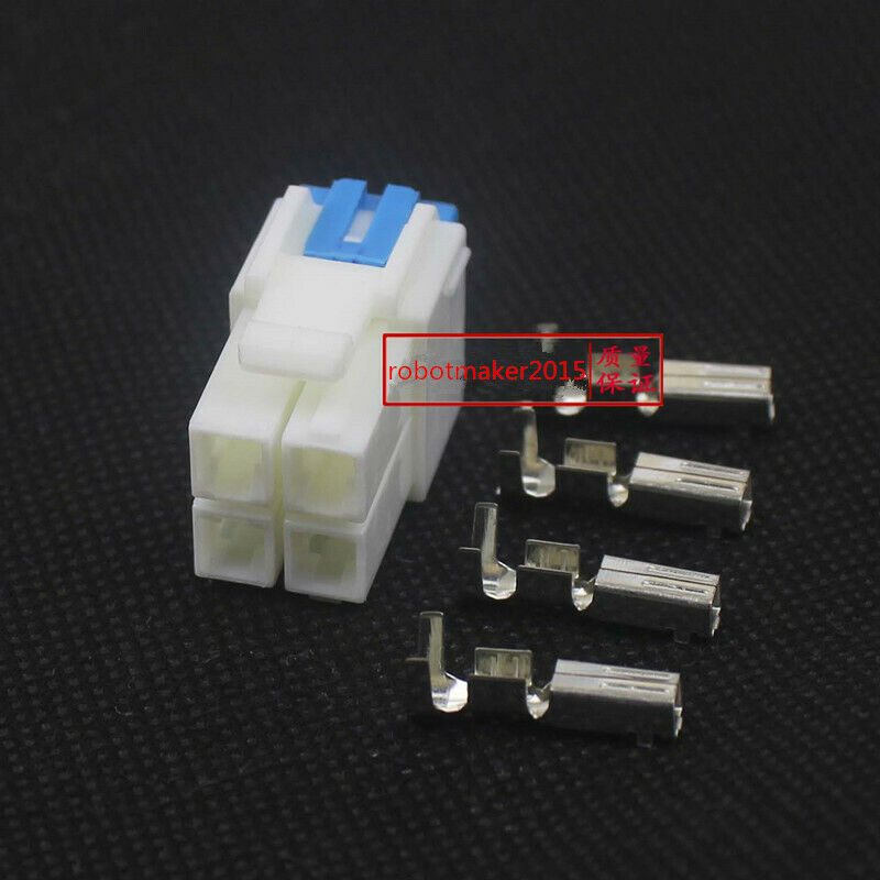 1 Set 4pin Power Connector/Plug For YAESU ICOM KENWOOD IC-7000 FT-450 TS-480