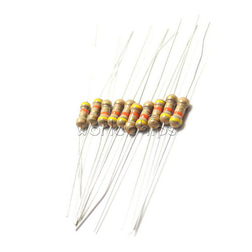 100PCS 100 Ohms 1/4W 0.25W 5% Carbon Film Resistors  Resistance