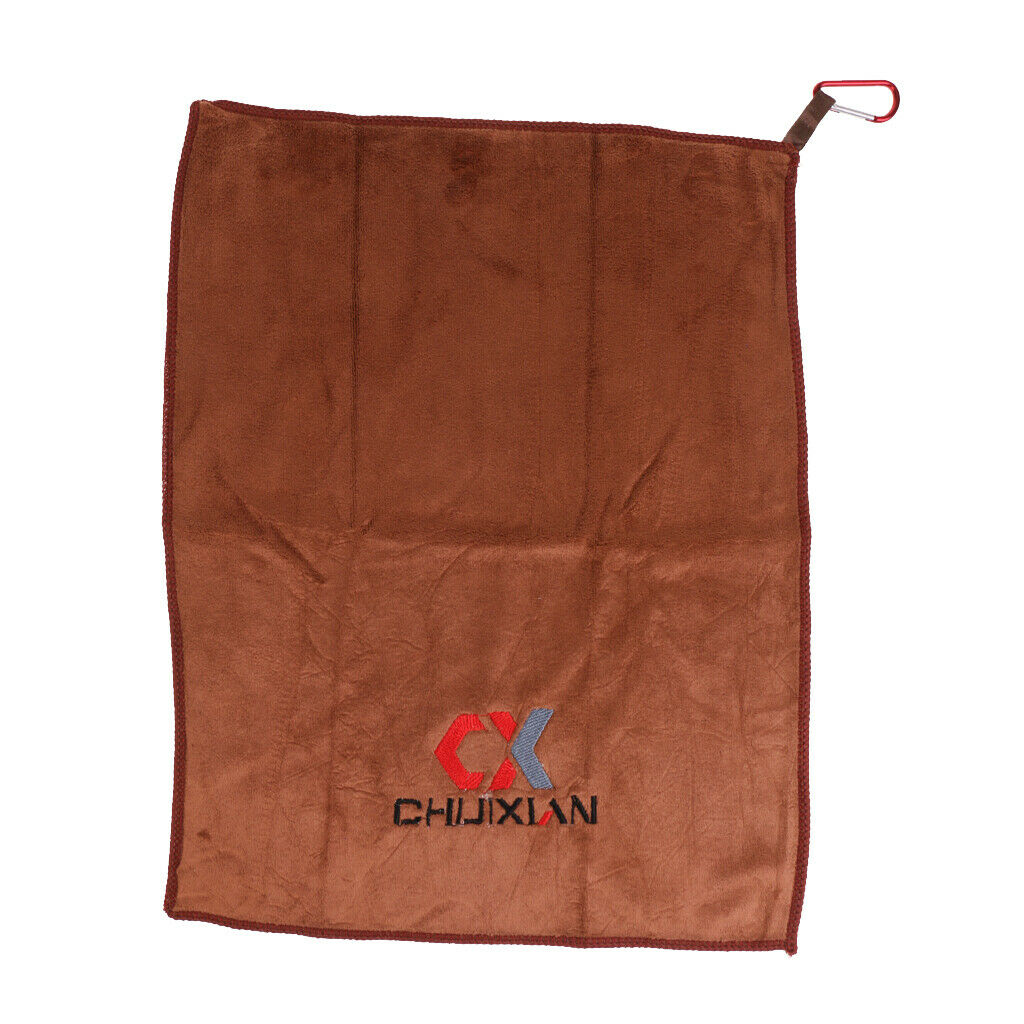 Portable Fishing Towel Catch Towel Non-stick Bait Towels with Carabiners
