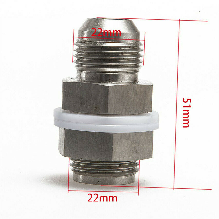 Turbo Steel Oil Pan Return Drain Plug Adapter Bung Fitting For AN10 Weldable