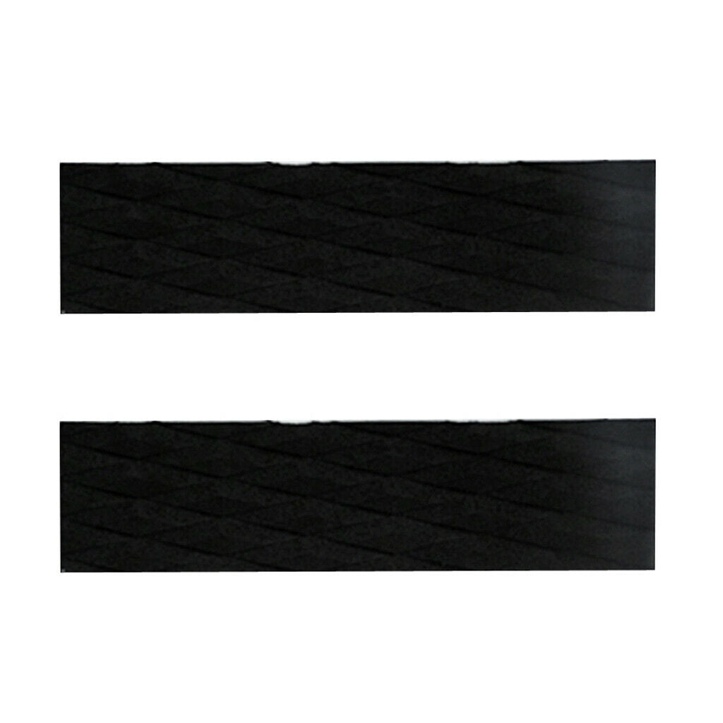 2 Pieces Diamond Grooved Non-slip Ultralight EVA Skimboard Tail Pads Traction