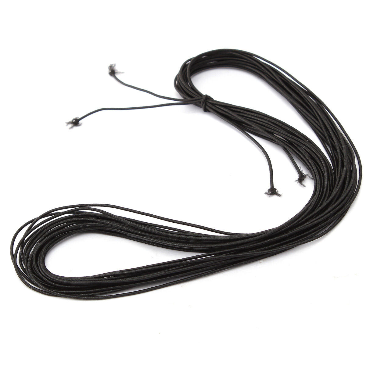 10m Real Black Elastic Thread Cord for Necklace Bracelet Craft String DIY 1.5mm