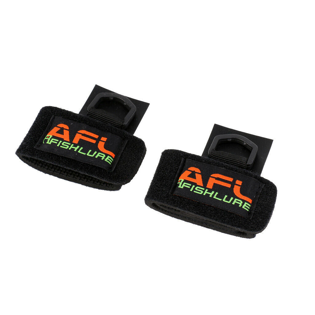 2 Pieces Fishing Rod Strap with  Fishing Rod Carrier Bands Black