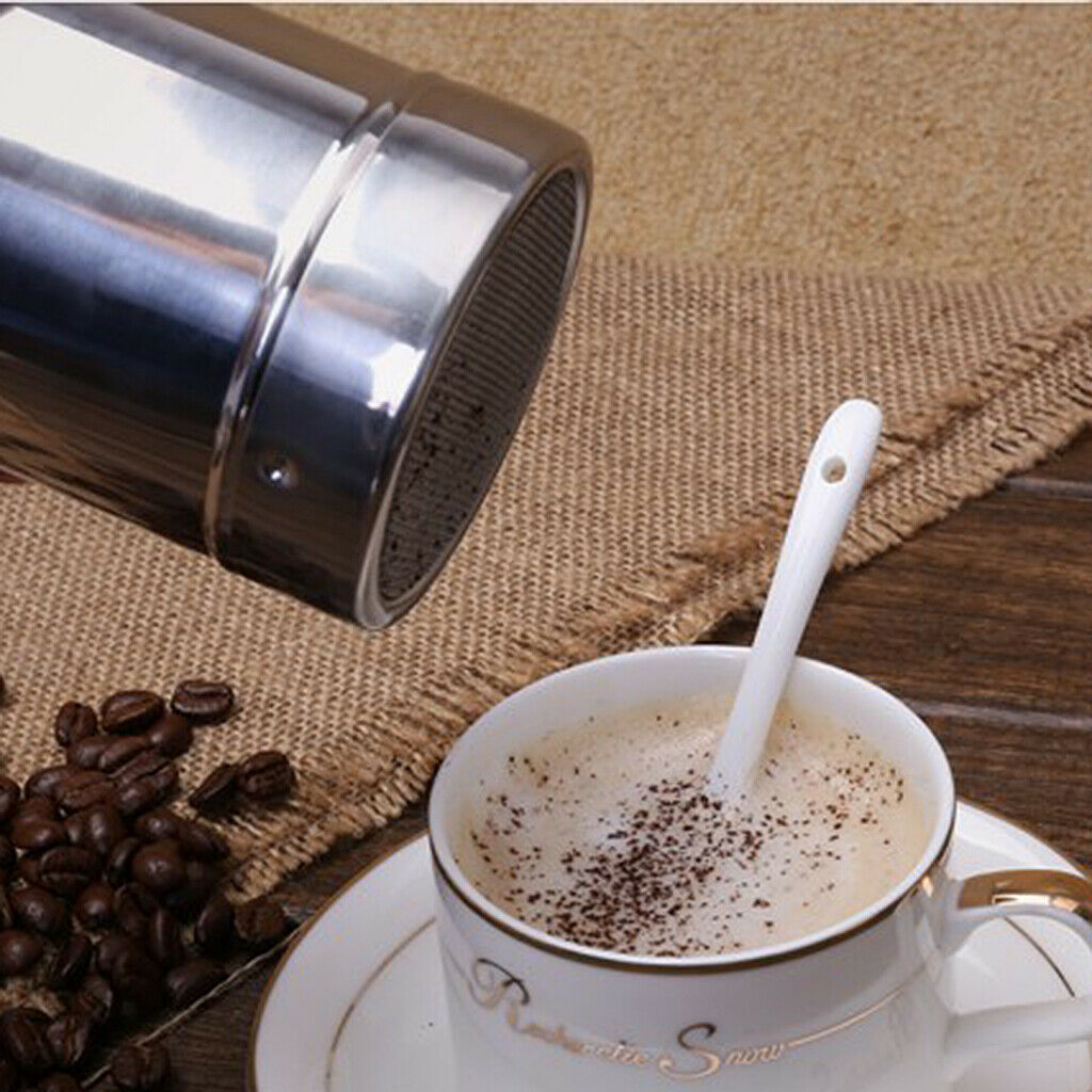 Stainless Steel Decorating Shaker Chocolate Cocoa Cocoa Shaker