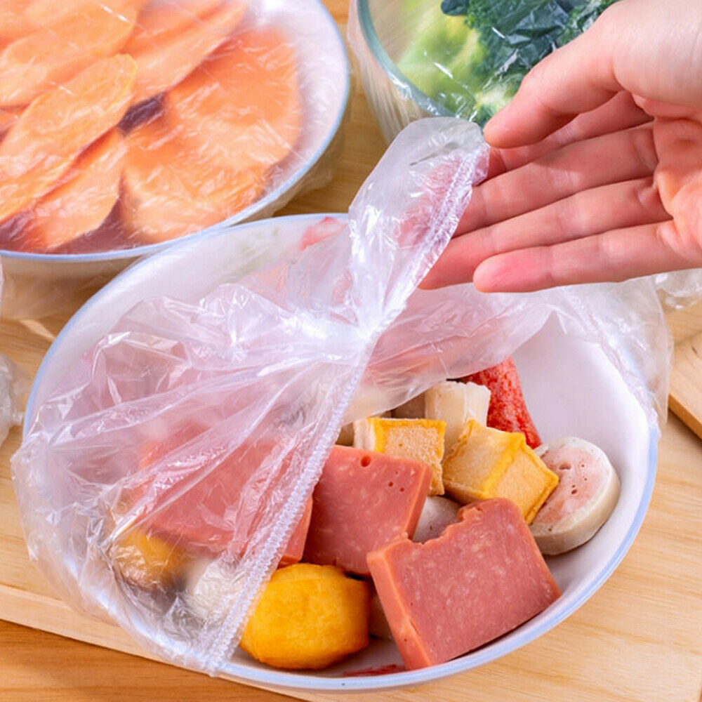 Disposable Food Storage Covers for Bowls Elastic Plate Covers Bowl 100Pcs/Set