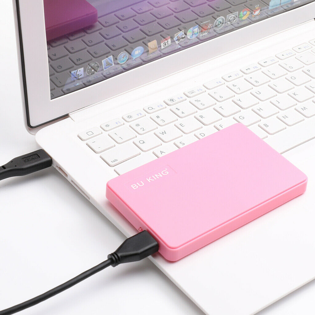 Plastic Pink 60G 2.5" USB 3.0 Hard Drive Disk HDD SATA 5Gbps for Laptop