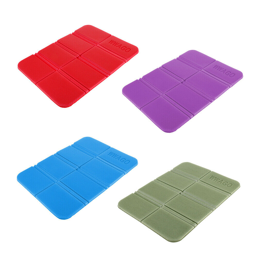 4pcs Foldable Outdoor Hiking Camping Dinning Cushion Foam Seat Mat