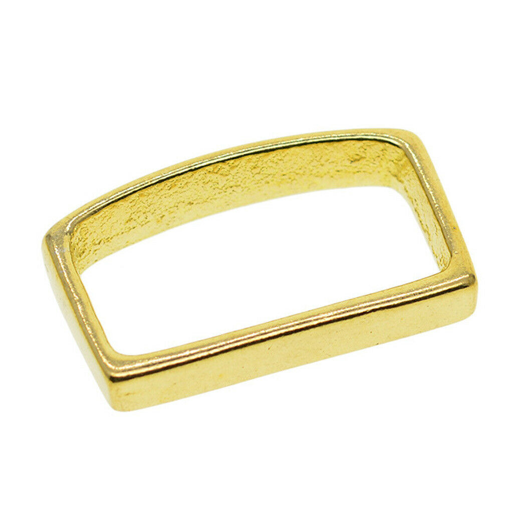 6 Pcs 26mm Brass Keeper Loop  Leather Belts Keepers Loops for DIY Strap