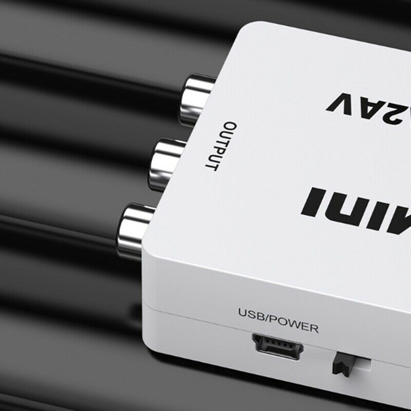 Mini VGA to AV Video Converter VGA to RCA PC to TV Vga to Av for AV Interface D7