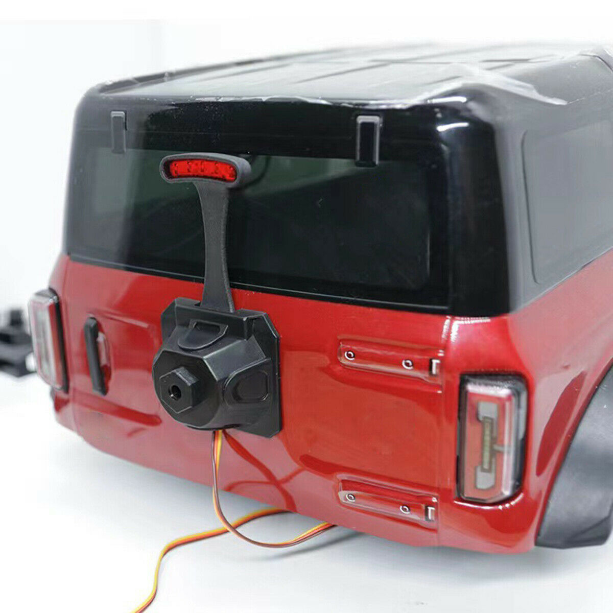 Spare Tire Taillight Brake light with Wire for Traxxas TRX-4 Lima Ford Bronco SU
