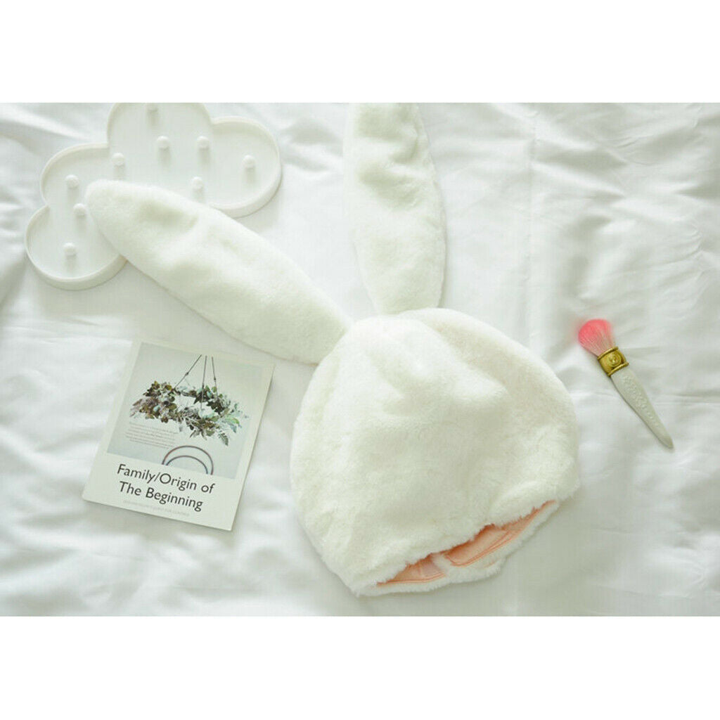 Cute Bunny Ear Hat Head Warmer Props Party Funny   Beanie New Year Gift