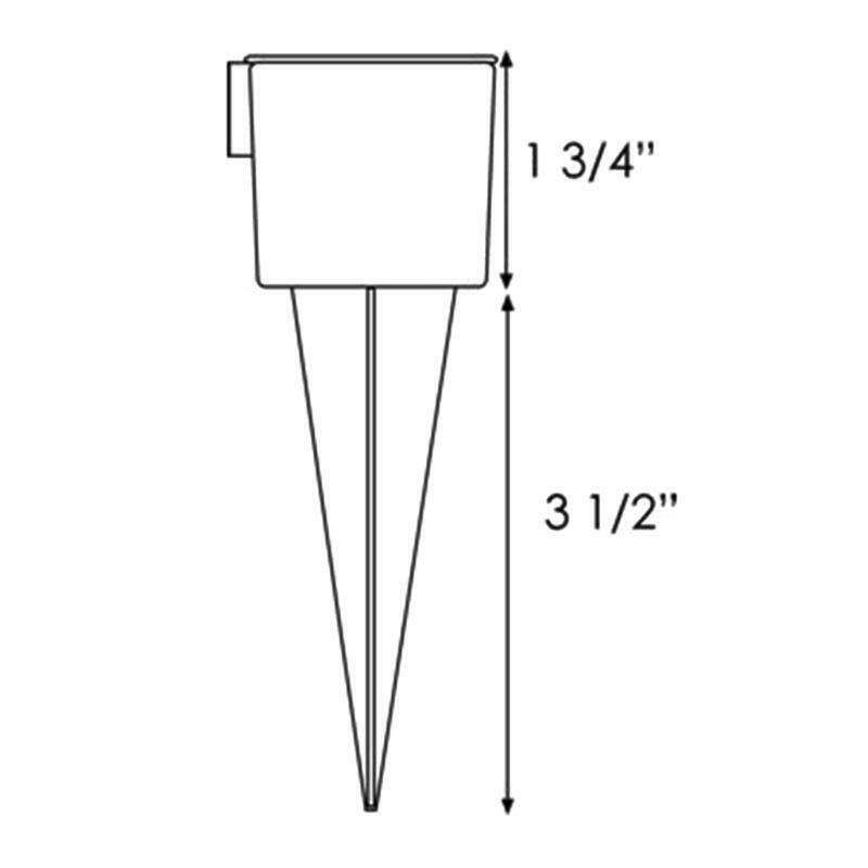 Rain Gauge/Sprinkler Bright Yellow 3/4x1/2" Wide Mouth for Lawn Yard Garden