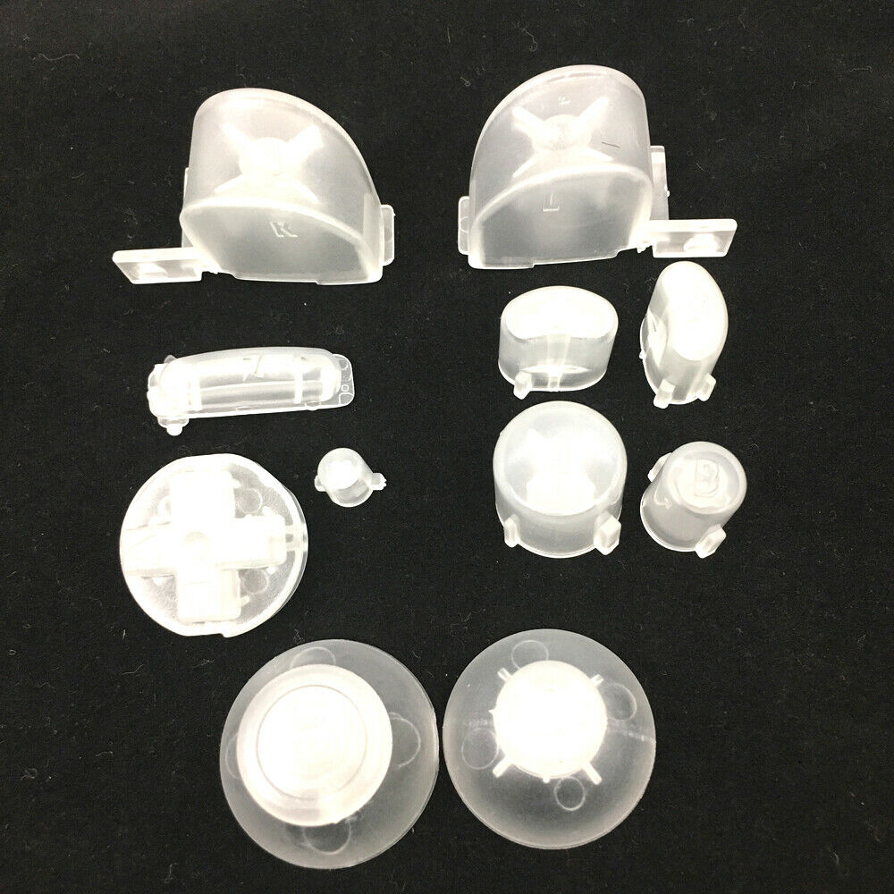 Luminous white ABXYZ/L R Buttons+Thumb Sticks D-pad for Nintendo Gamecube NGC