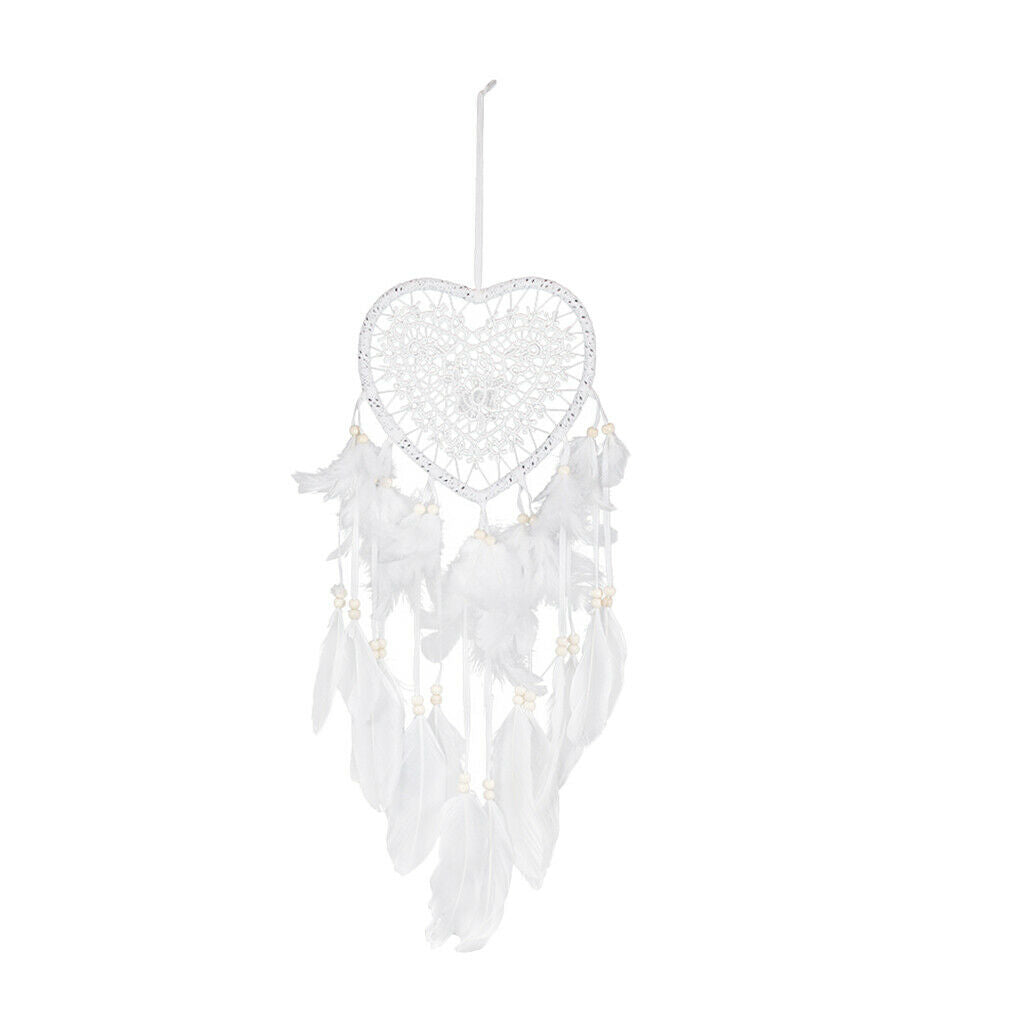 Handmade Led Dreamcatcher decoration with 60cm long, heart