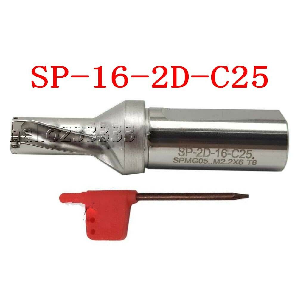 SP-16-C25-2D U drill indexable drill 16mm C25-2D FOR SPMG050204 U drill insert