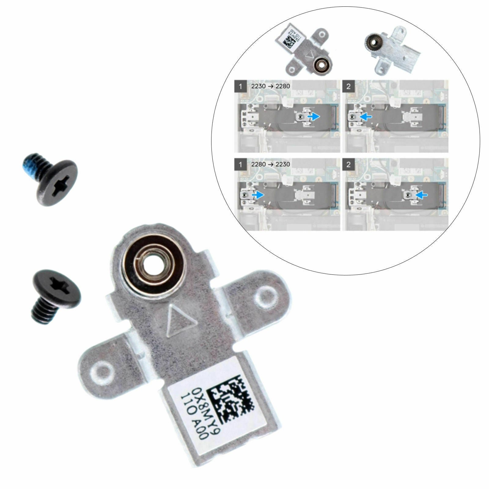 M.2 2230 2280 0x8My9 Hard Drive SSD Bracket for  G15 5510 5511 5515 2021