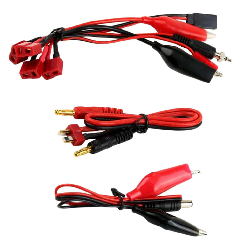 RC Connector Cable Set T Plug Banana Plug Wire Set for   B6 B6AC Charger