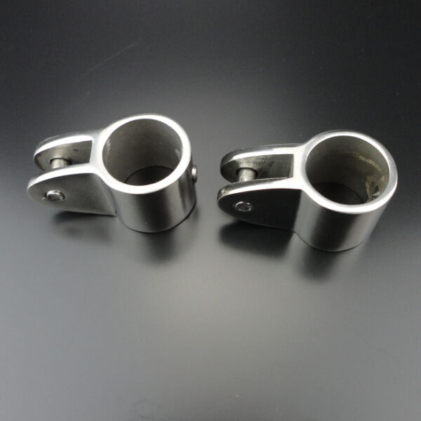 2X Boat 7/8'' Pipe Bimini Top Jaw Slide Marine Stainless Steel Hardware Fittings