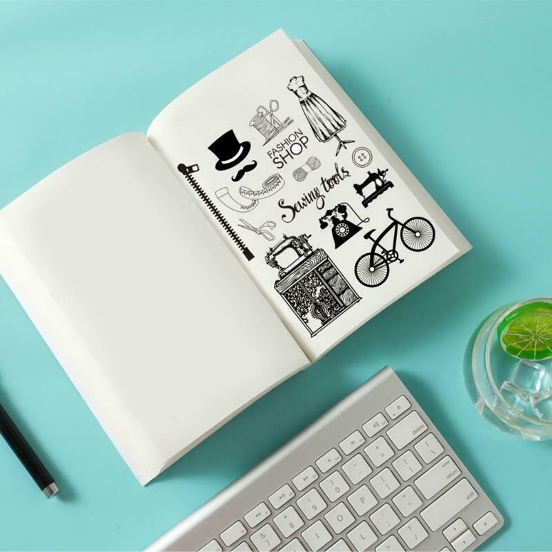 Tailor Shop Silicone Clear Seal Stamp DIY Scrapbooking Embossing Photo Album