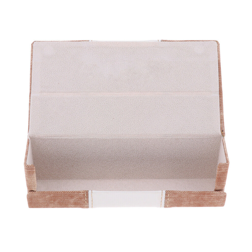 Portable Spectacle Sunglass Eyeglas Case Box Glasses Storage Container Brown