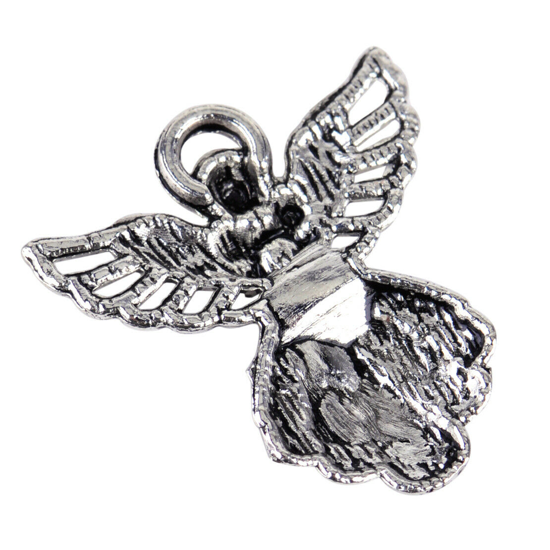 20pcs Retro Angel Wings Pendant Charms Beads Fit for Jewelry Crafts Necklace An