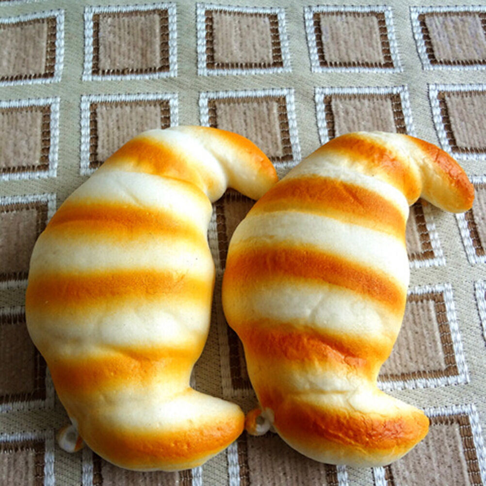 Lovely Croissants Soft Diy   Phone Charm Bread Straps 8Cm .l8