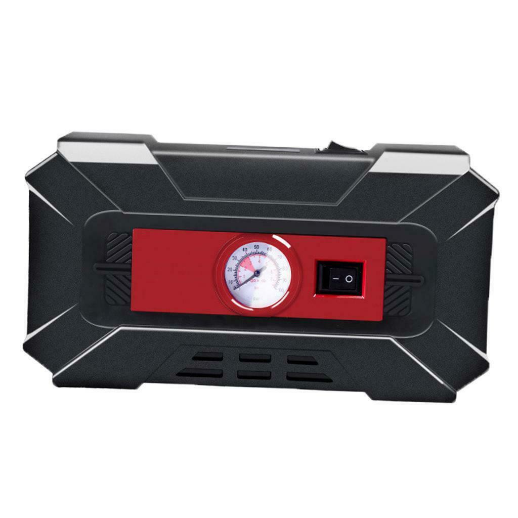 Tire Inflator Car Air Pump Compressor Electric Portable Auto 12V w/ Meter Guague