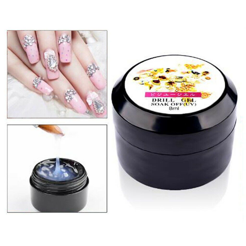 Personal UV Nail Glue Nail Art Jewelry Diamond Decoration Drill Gel Tools
