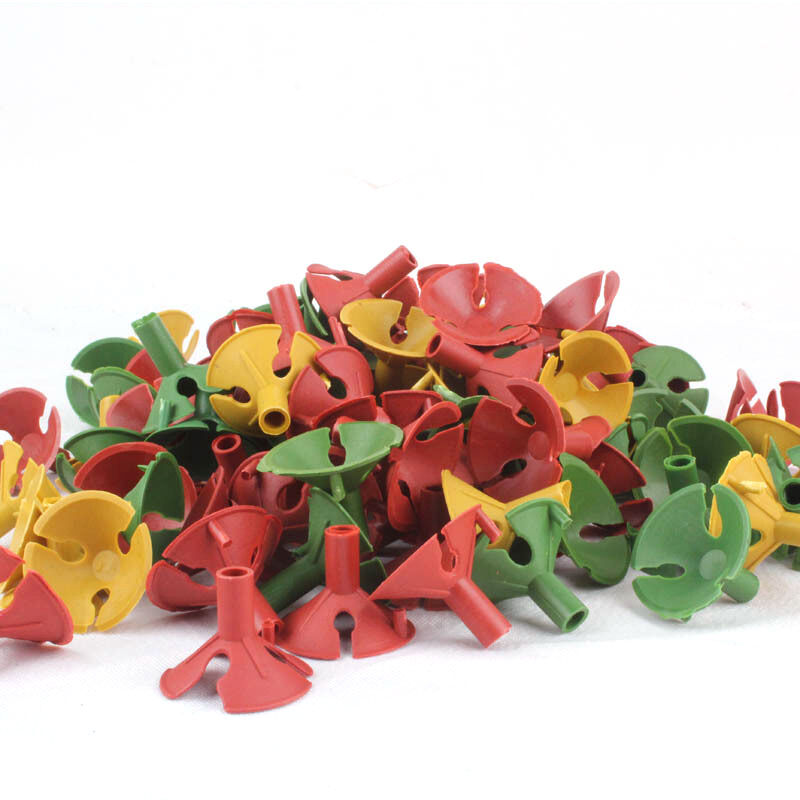 100x Plastic Balloon  Holder Sticks and Cups Tray Party  Decor Appliance BDAU
