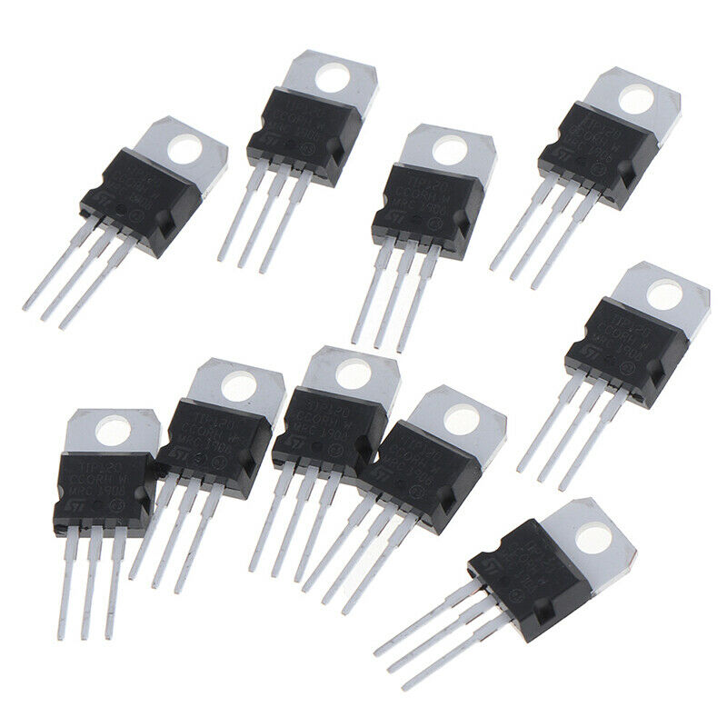 10 PCS TIP120 Darlington complementary silicon power transistor in-line T.l8